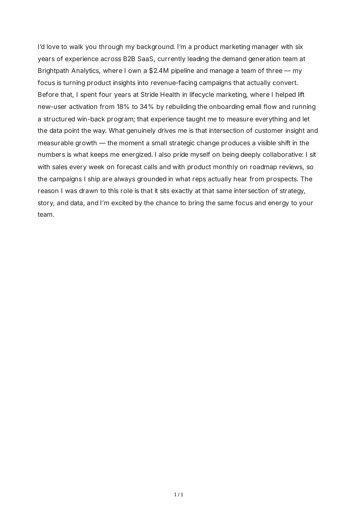 Tell Me About Yourself in a Behavioral Interview - Free AI Tell Me About Yourself Generator, 50+ Real Tell Me About Yourself Examples