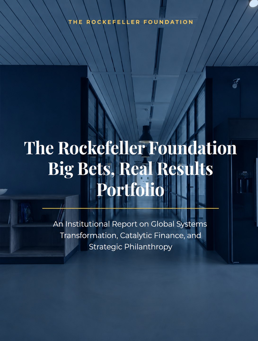 The Rockefeller Foundation Big Bets, Real Results Portfolio - Free AI Portfolio Generator, 50+ Real Portfolio Examples