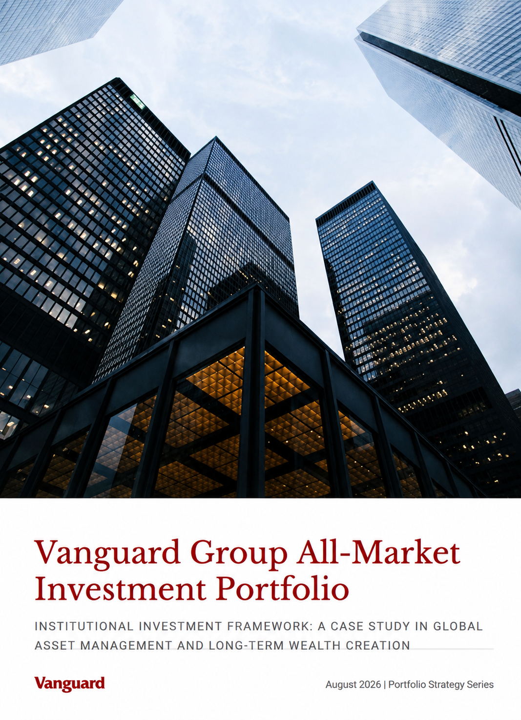Vanguard Group All-Market Investment Portfolio - Free AI Portfolio Generator, 50+ Real Portfolio Examples