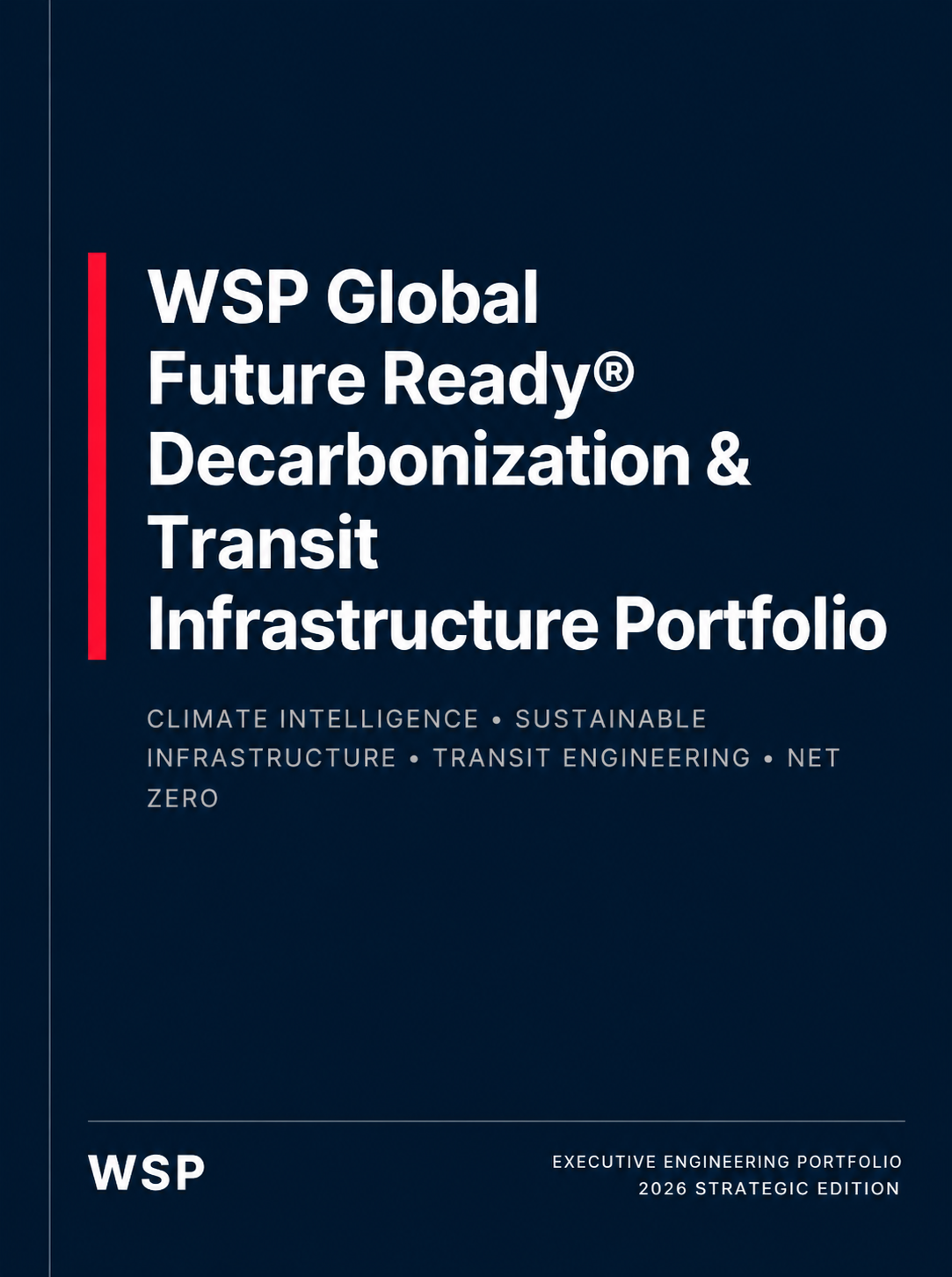 WSP Global Future Ready Decarbonization and Transit Infrastructure Portfolio - Free AI Portfolio Generator, 50+ Real Portfolio Examples
