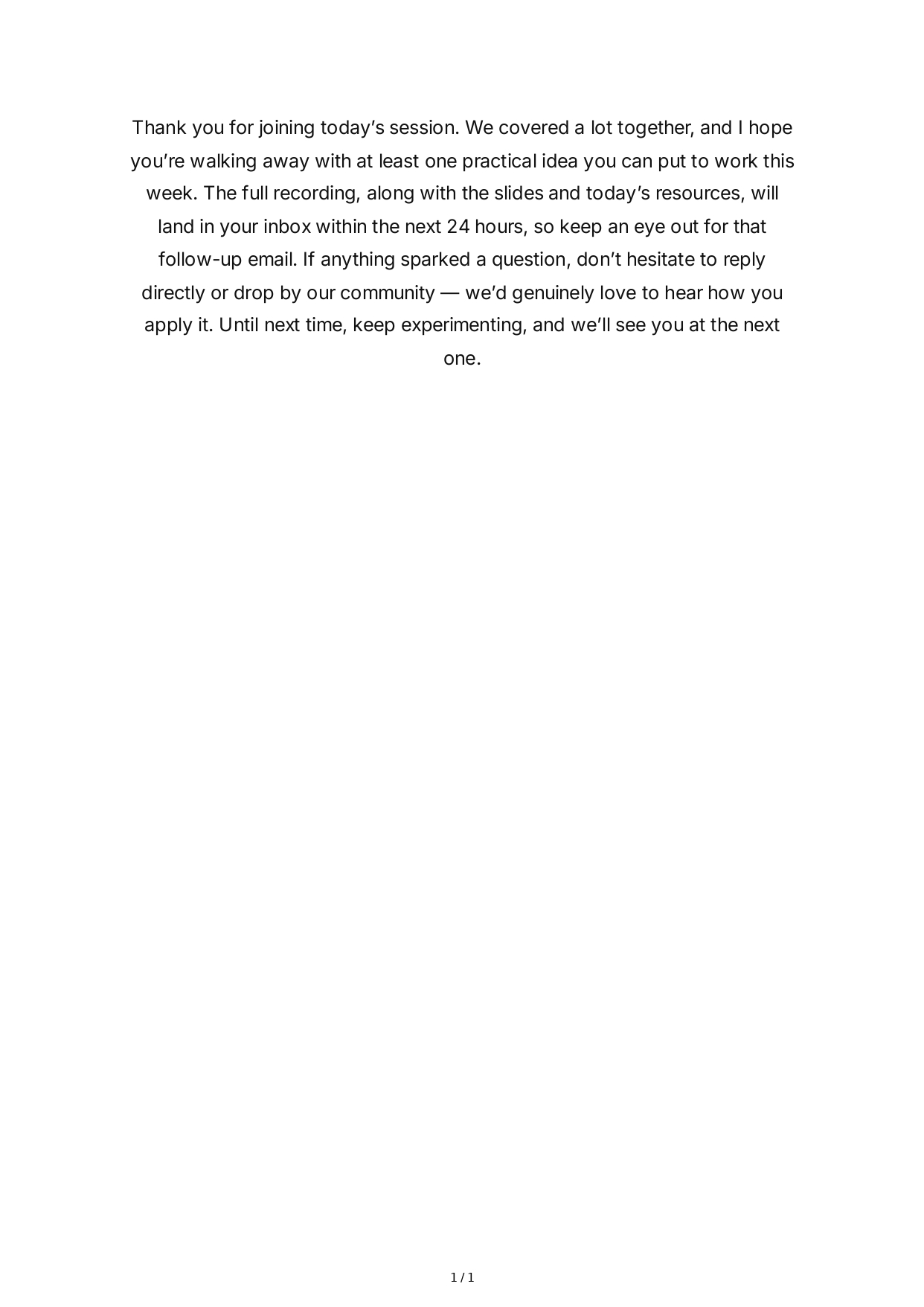 Webinar Conclusion Paragraph - Free AI Conclusion Paragraph Generator, 50+ Real Conclusion Paragraph Examples