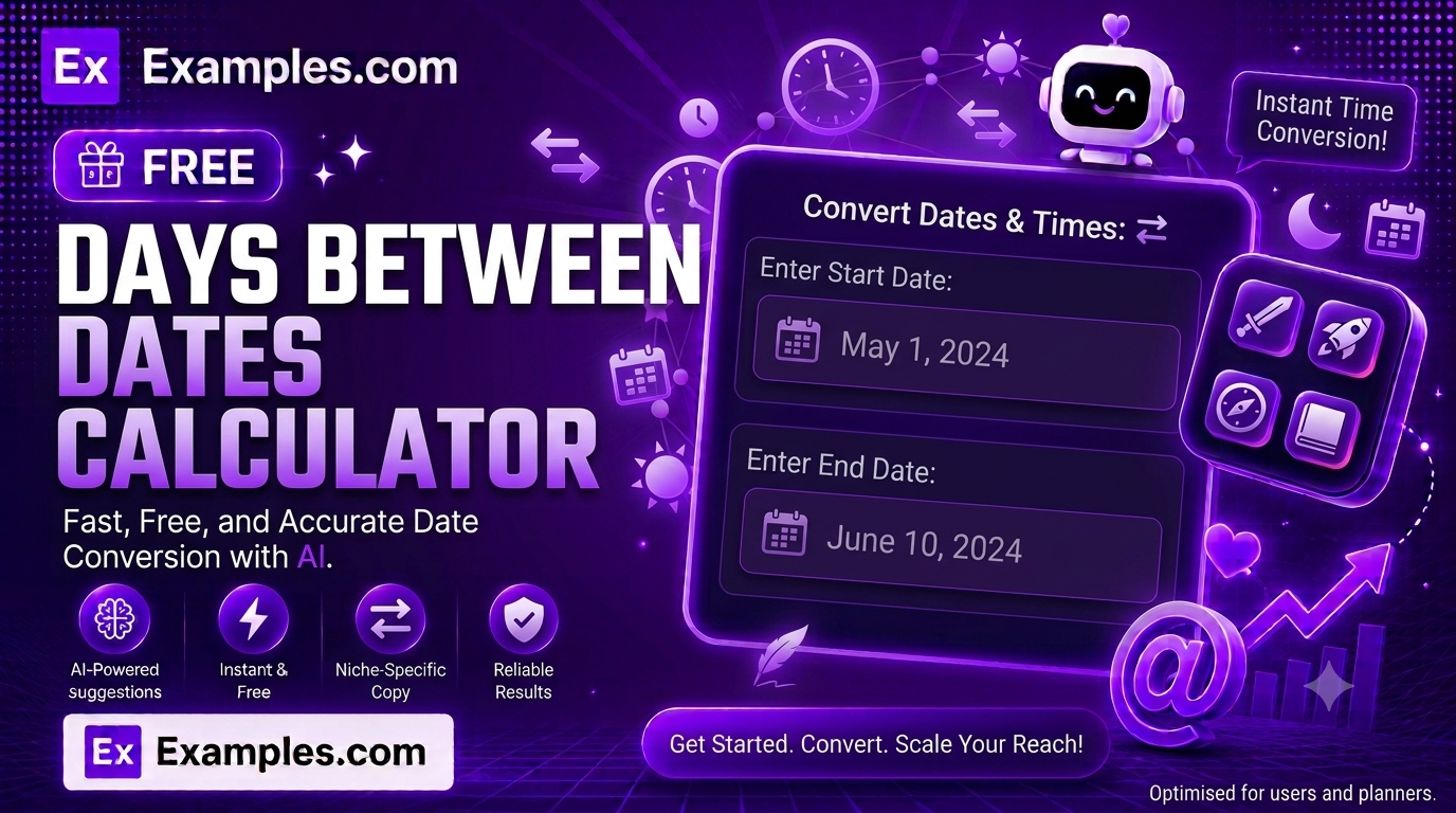 days between dates calculator