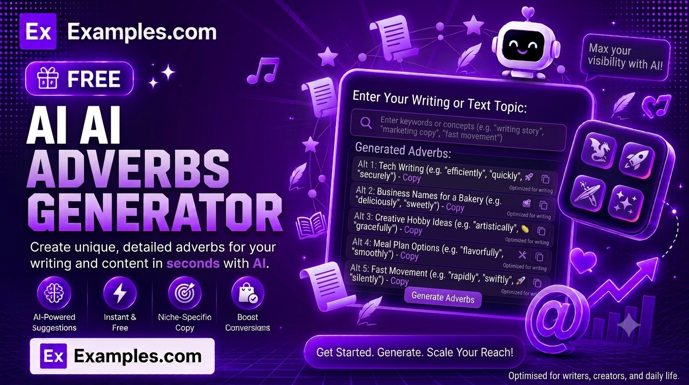 free ai adverbs generator