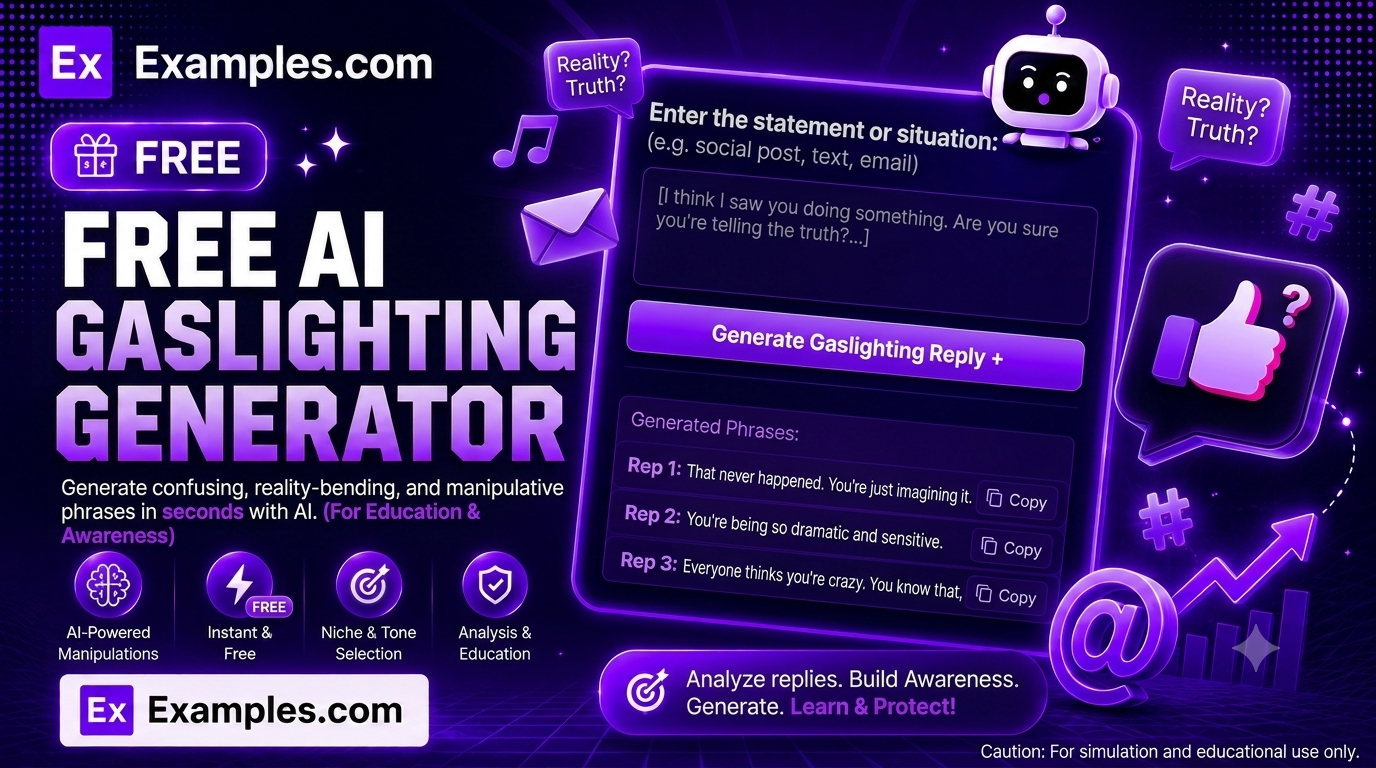 free ai gaslighting generator