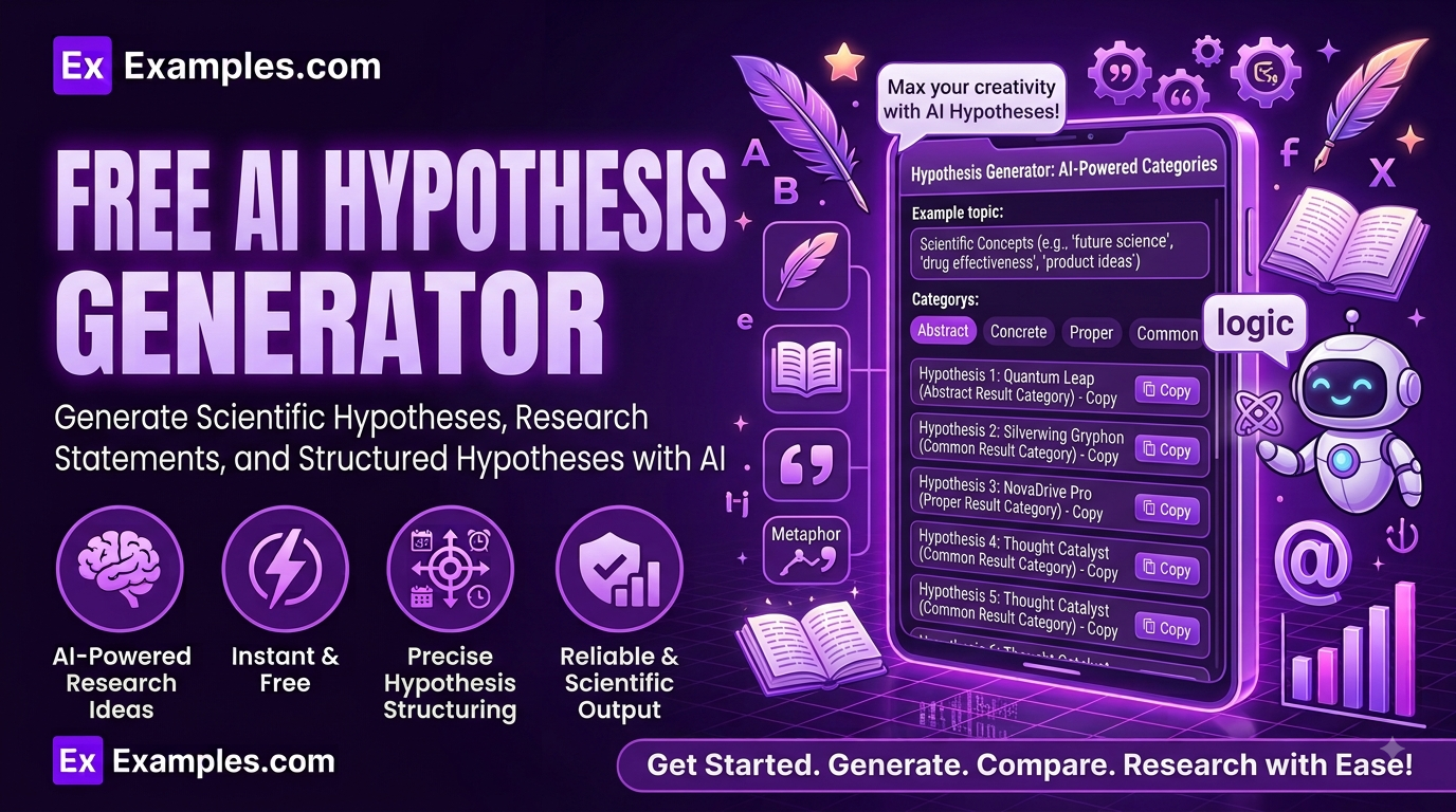 free ai hypothesis generator