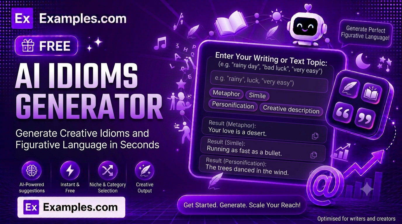 free ai idioms generator