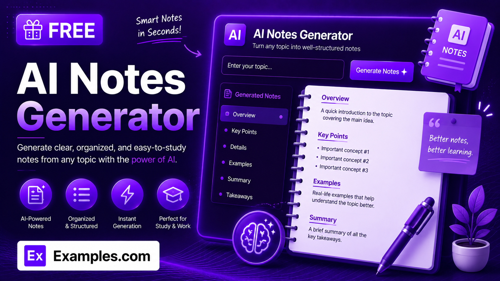 free ai notes generator