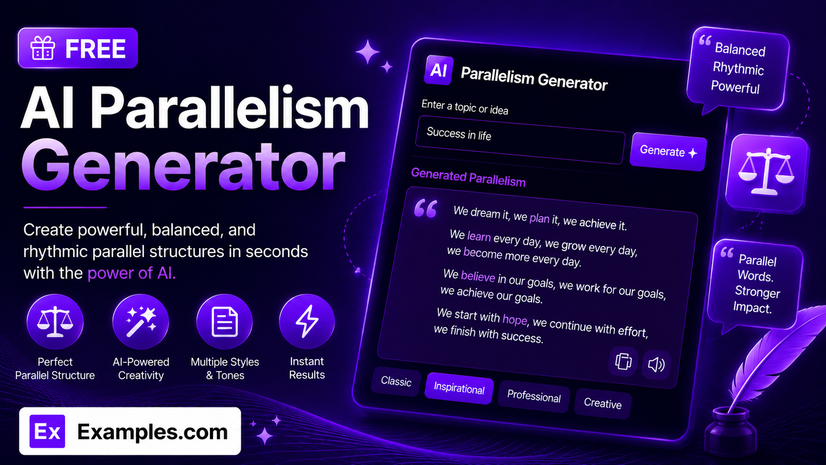 free ai parellelism generator