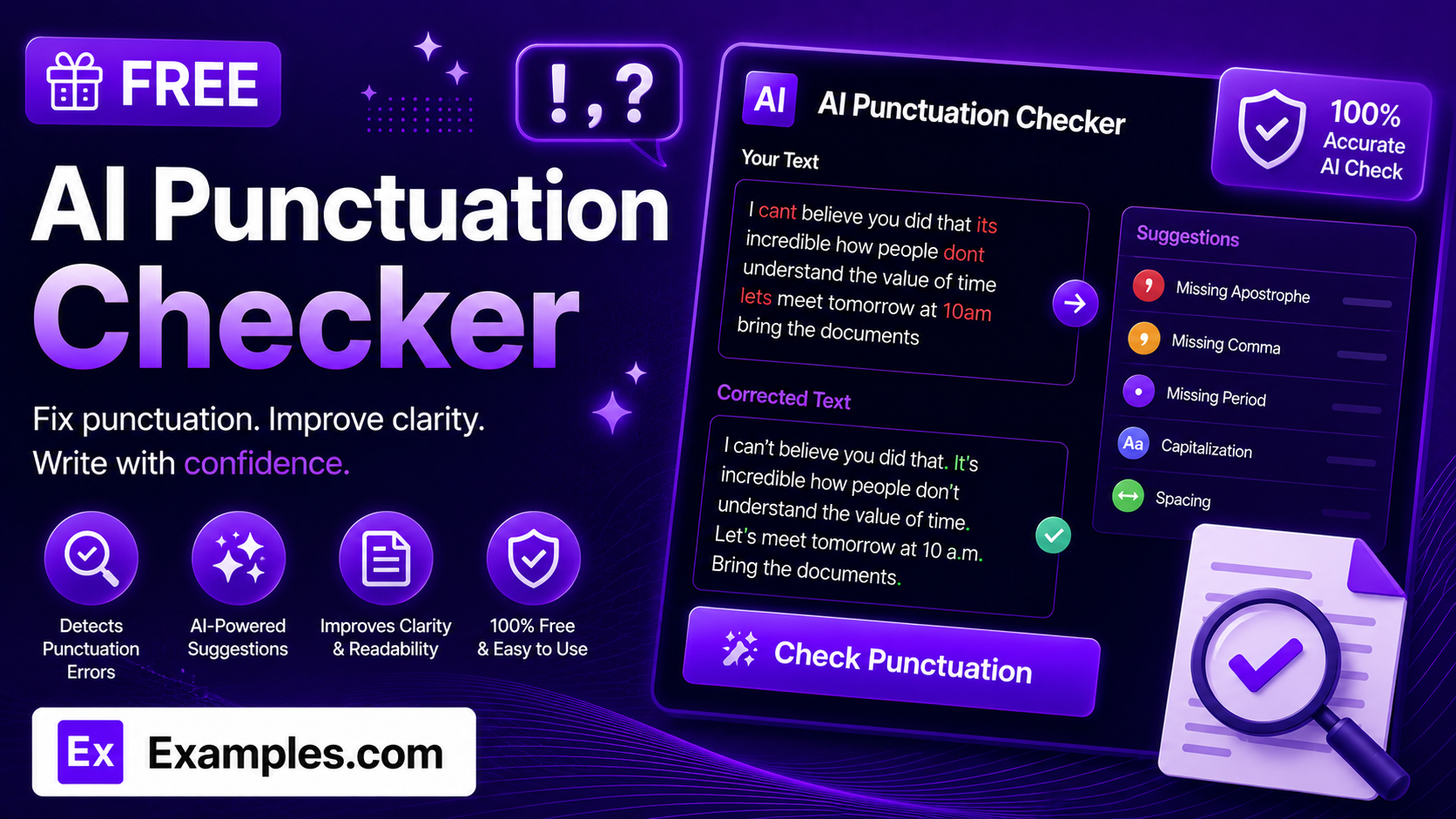 free ai punctuation checker