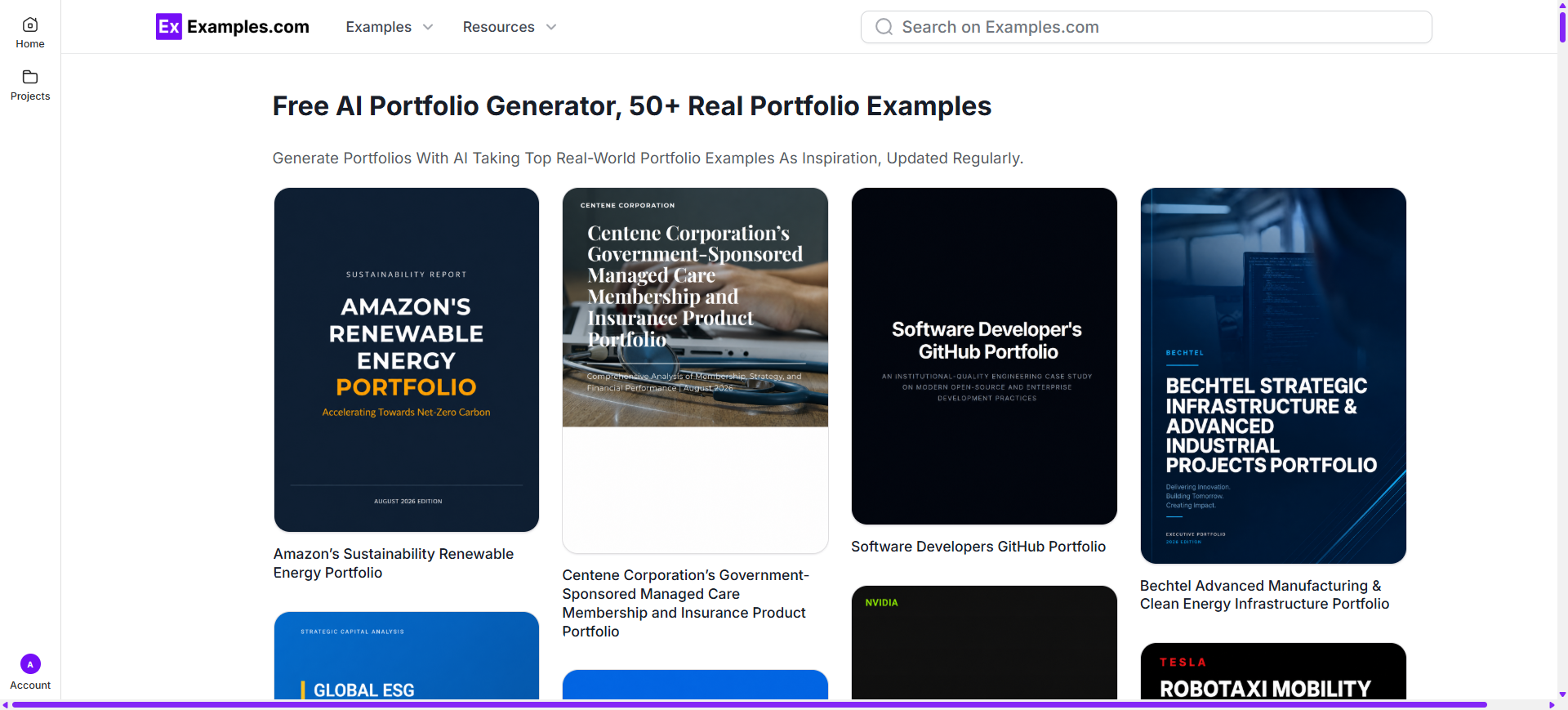 Explore Real-World Portfolio Examples