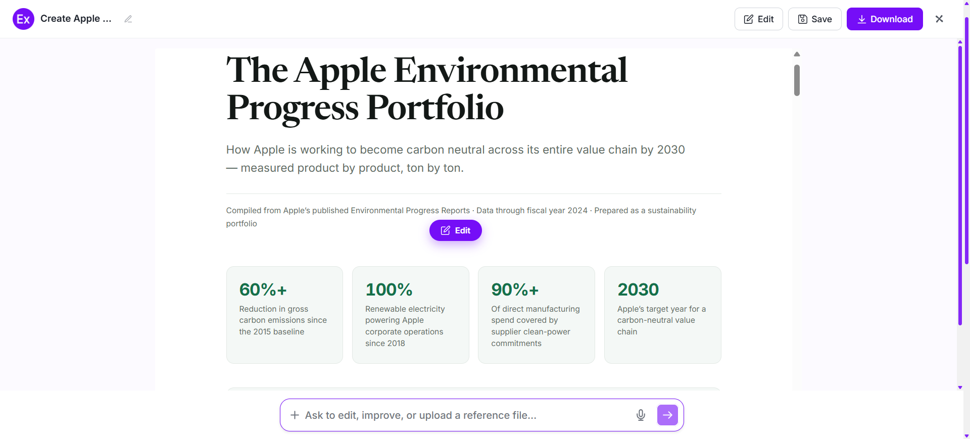 Generate A New AI Portfolio