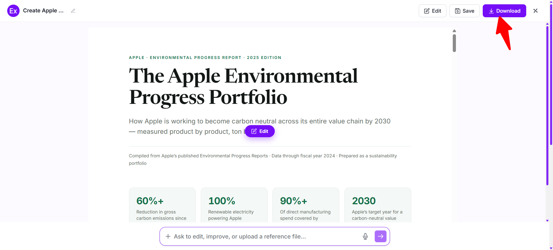 Download And Use The Final Portfolio