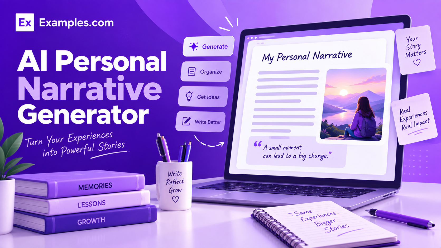 Free AI Personal Narrative Generator, 50+ Real Personal Narrative Examples
