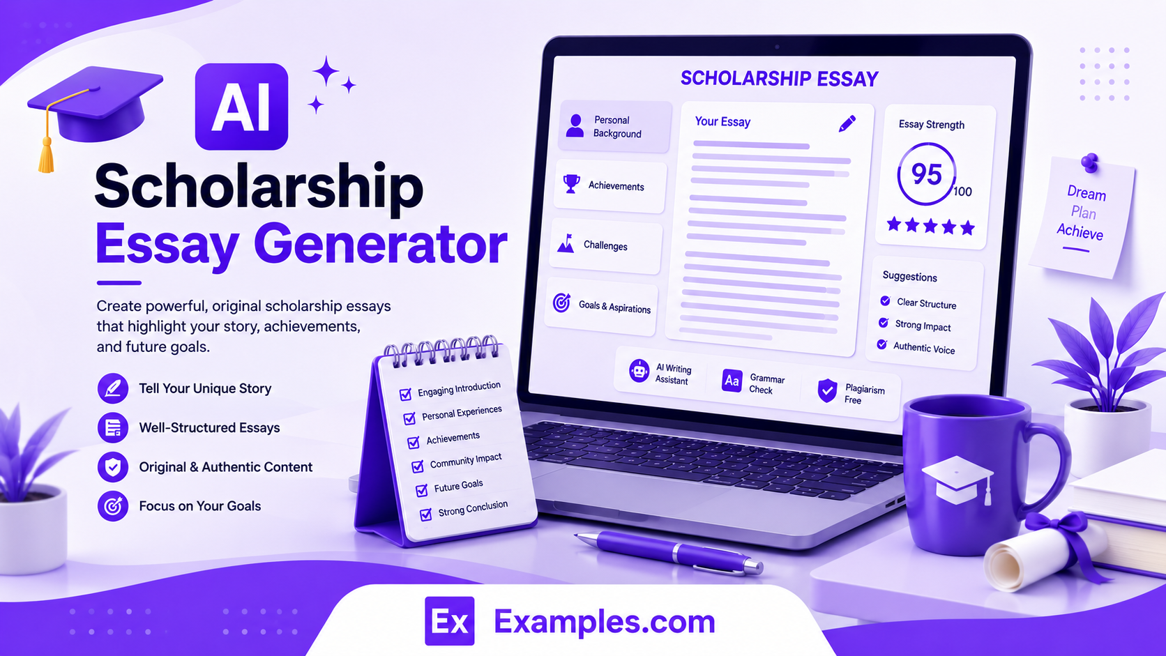 Free AI Scholarship Essay Generator, 50+ Real Scholarship Essay Examples