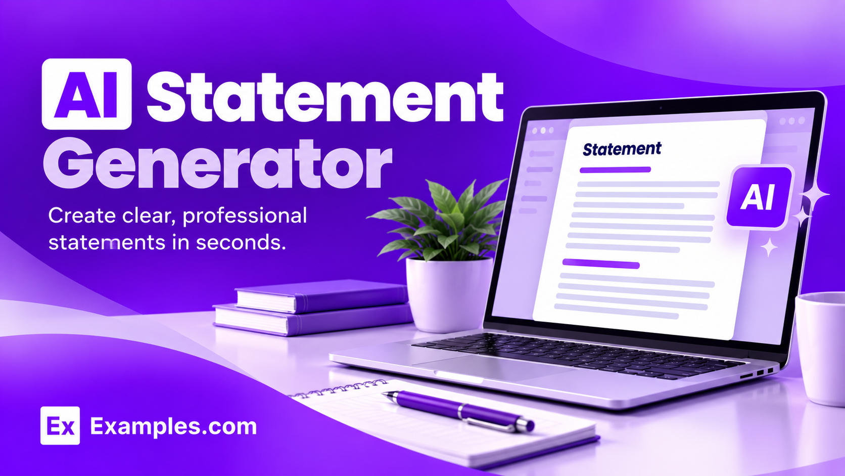 Free AI Statement Generator, 50+ Real Statement Examples