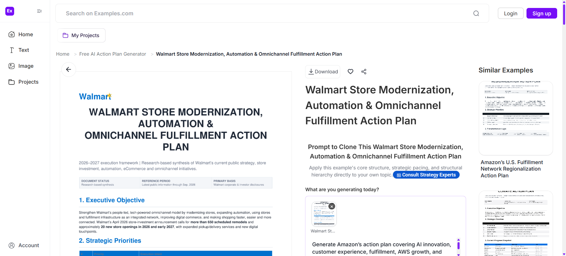 Choose A Reference Action Plan
