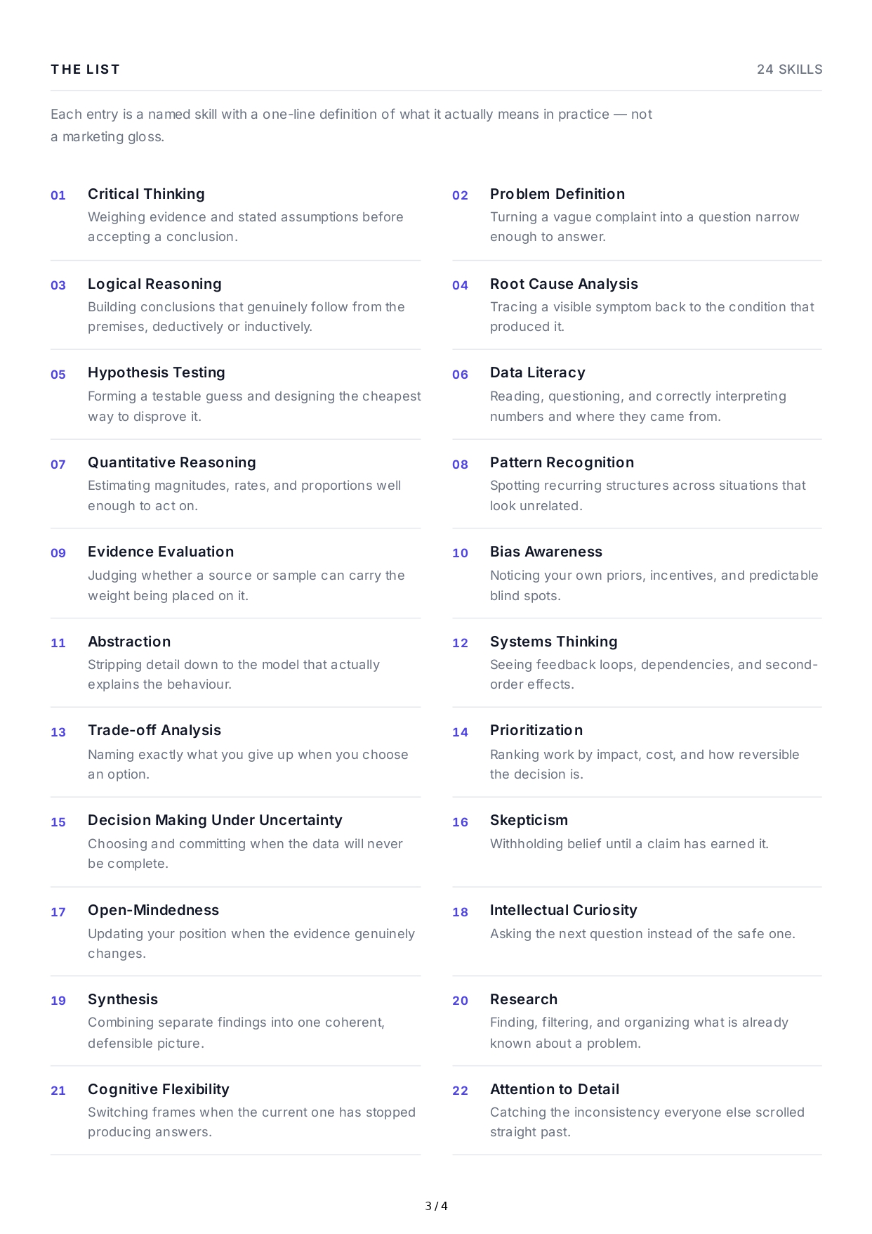 Analytical Thinking Soft Skills - Free AI Soft Skills Generator, 50+ Real Soft Skills Examples