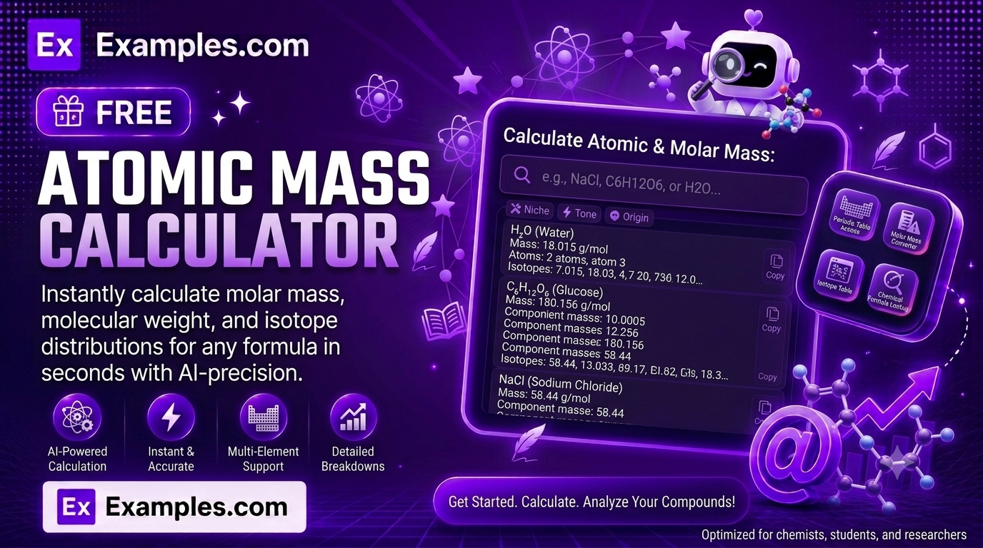 Atomic Mass Calculator