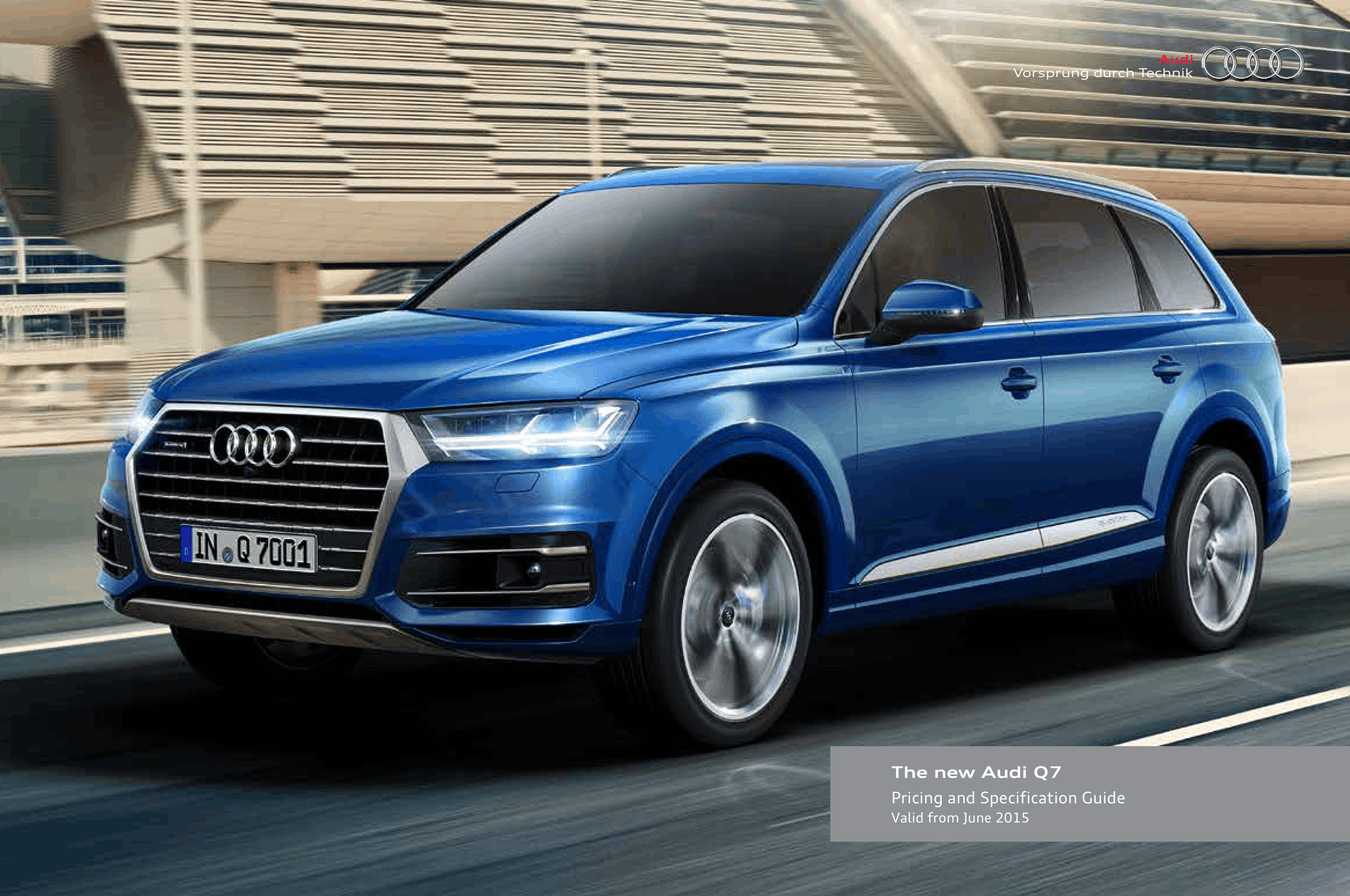 Audi Q7 Product and Price Guide - Free AI Guide Generator, 50+ Real Guide Examples
