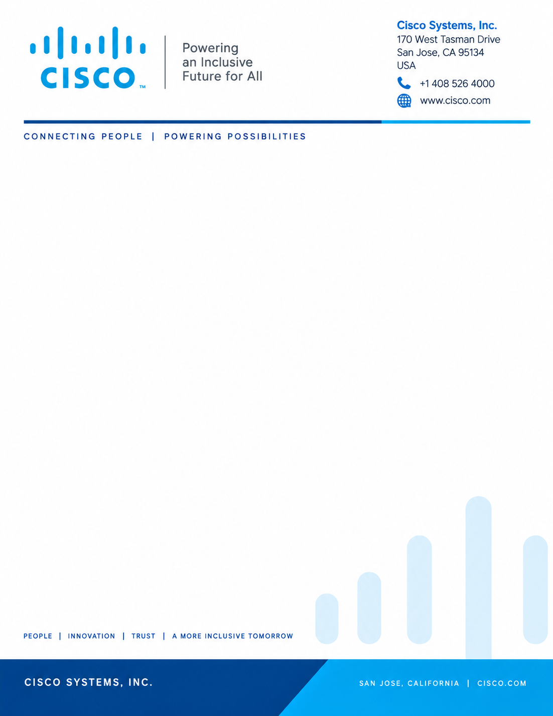 Cisco Letterhead - Free AI Letterhead Generator, 50+ Real Letterhead Examples