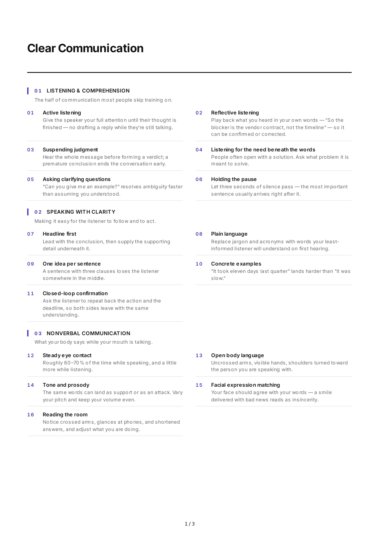 Clear Communication Interpersonal Skills - Free AI Interpersonal Skills Generator, 50+ Real Interpersonal Skills Examples