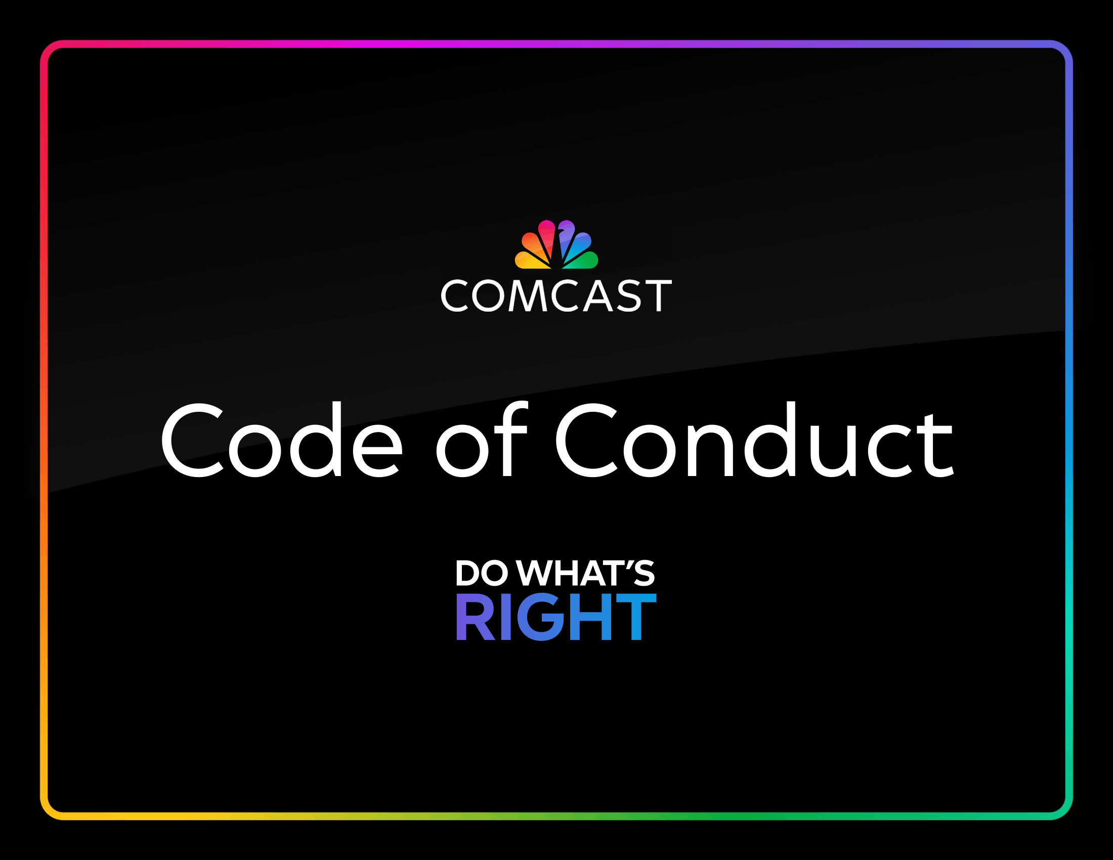 Comcast Corporation Code of Conduct Handbook - Free AI Handbook Generator, 50+ Real Handbook Examples