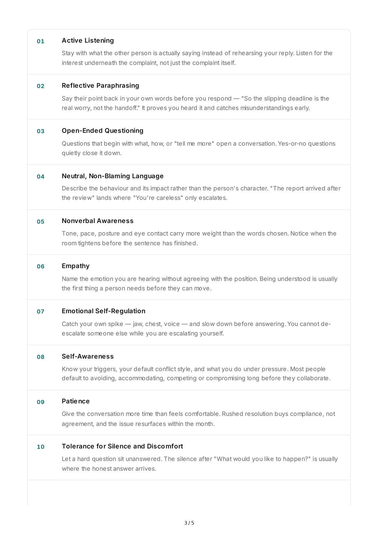 Conflict Resolution Soft Skills - Free AI Soft Skills Generator, 50+ Real Soft Skills Examples
