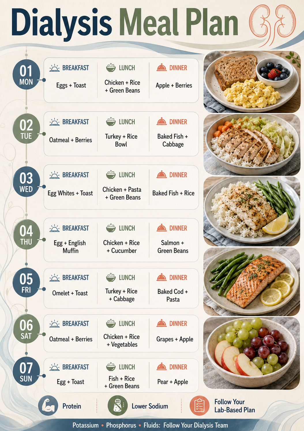 Dialysis Meal Plan - Free AI Meal Plan Generator, 50+ Real Meal Plan Examples
