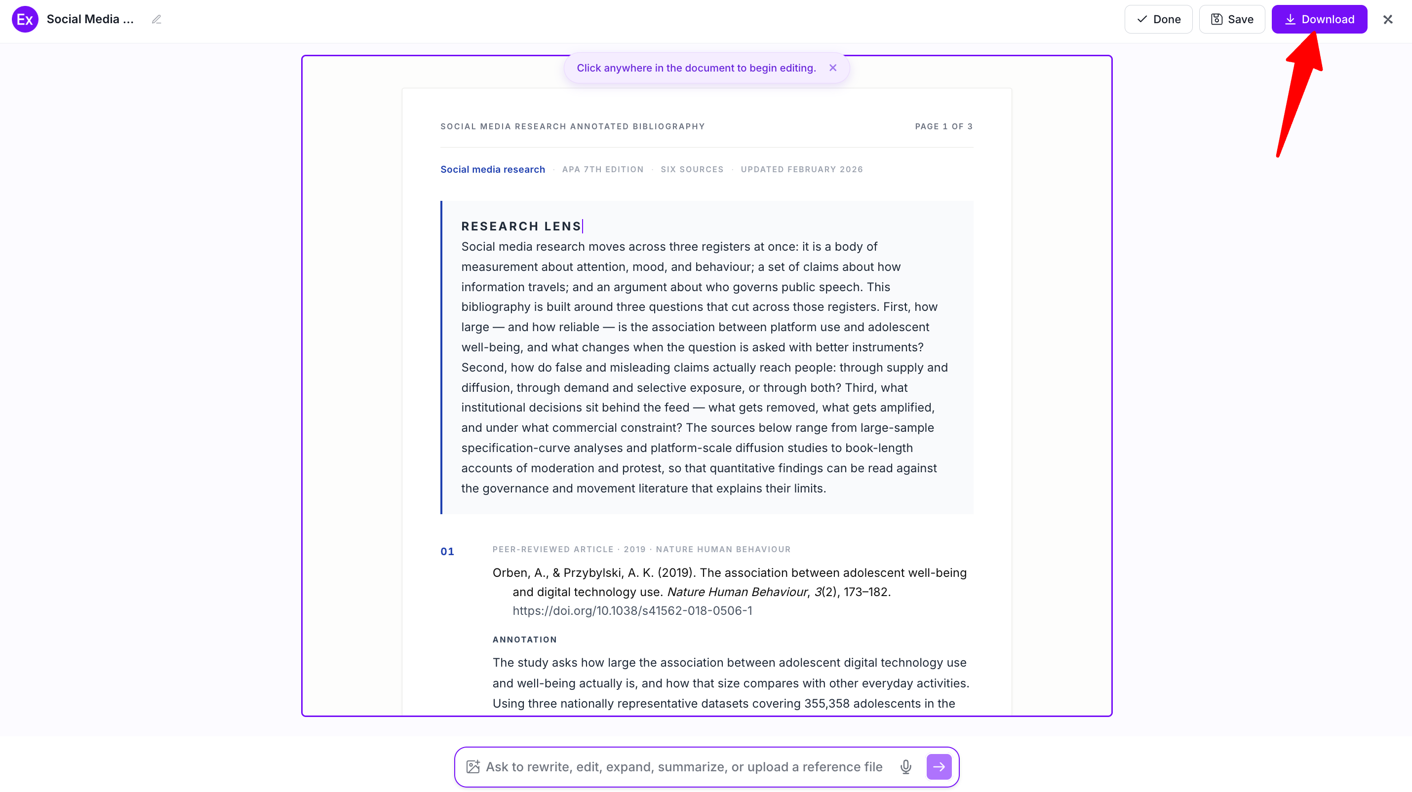 Annotated Bibliography Examples