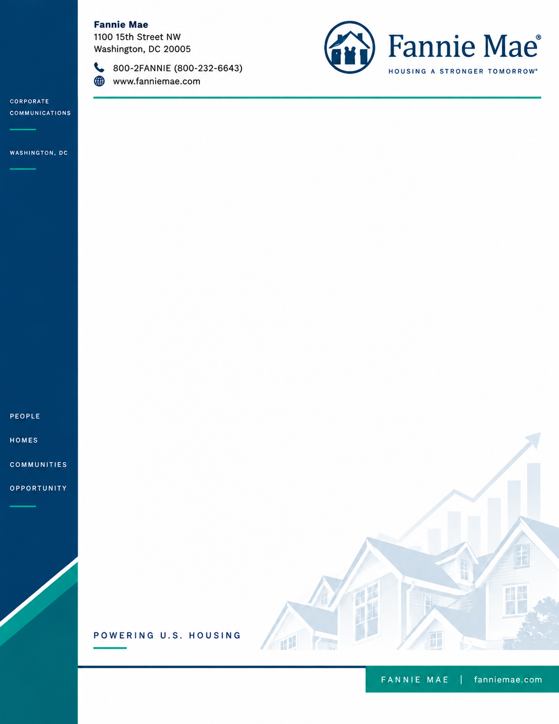 Fannie Mae Letterhead - Free AI Letterhead Generator, 50+ Real Letterhead Examples