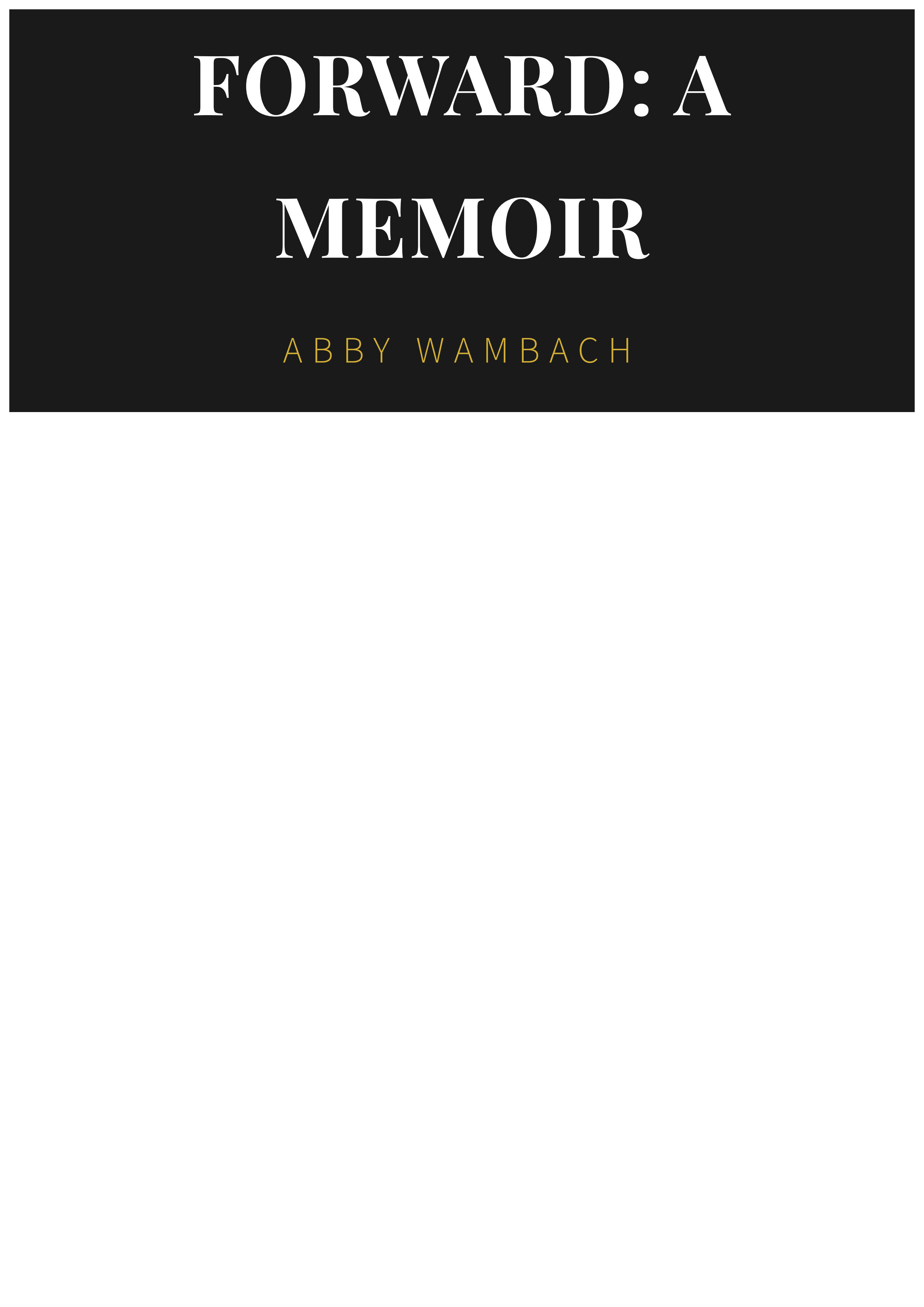 Forward A Memoir by Abby Wambach Soccer Champion Autobiography - Free AI Autobiography Generator, 50+ Real Autobiography Examples