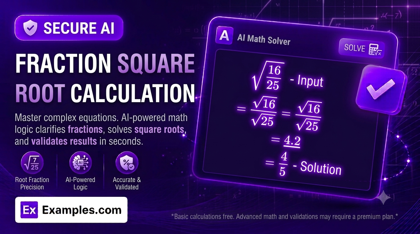 Fraction Square Root