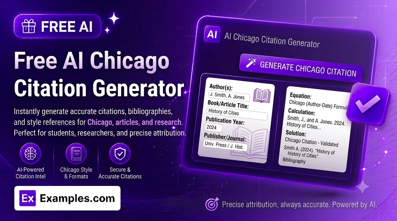 Free AI Chicago Citation Generator