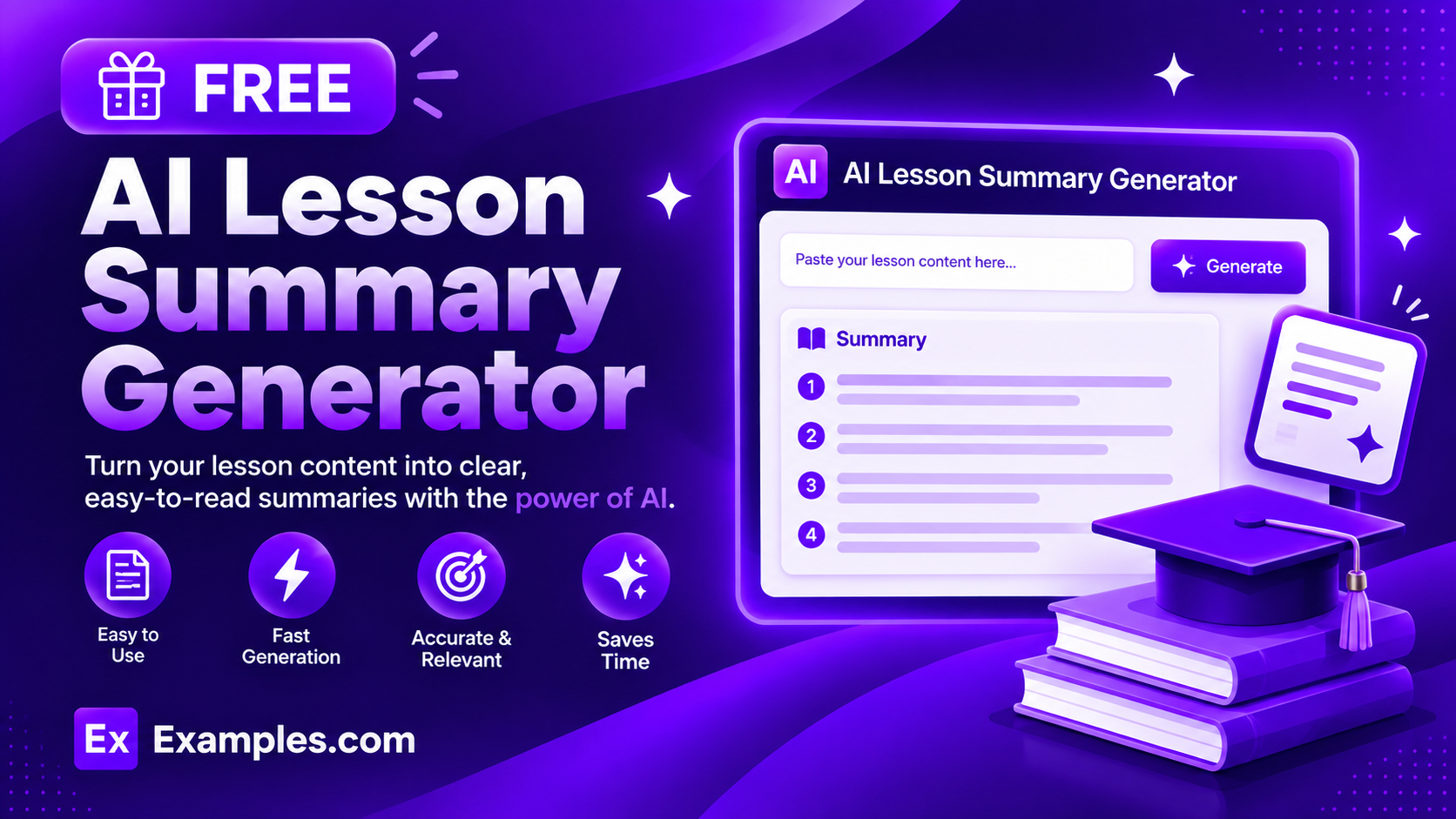 Free AI Lesson Summary Generator
