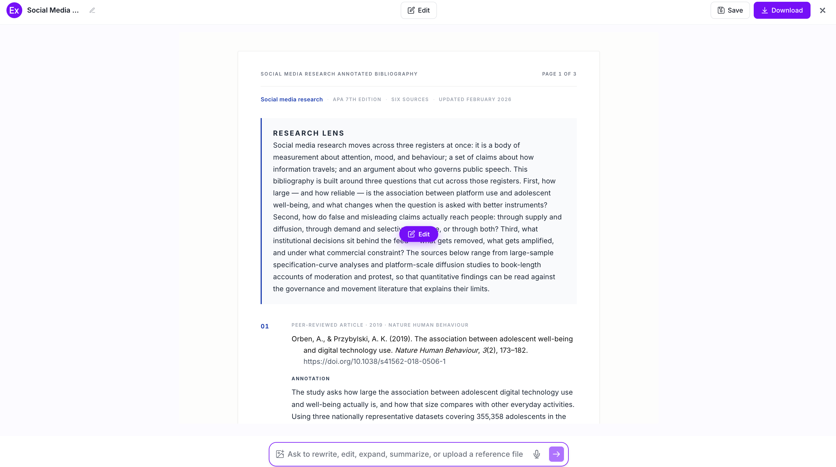 Annotated Bibliography Examples