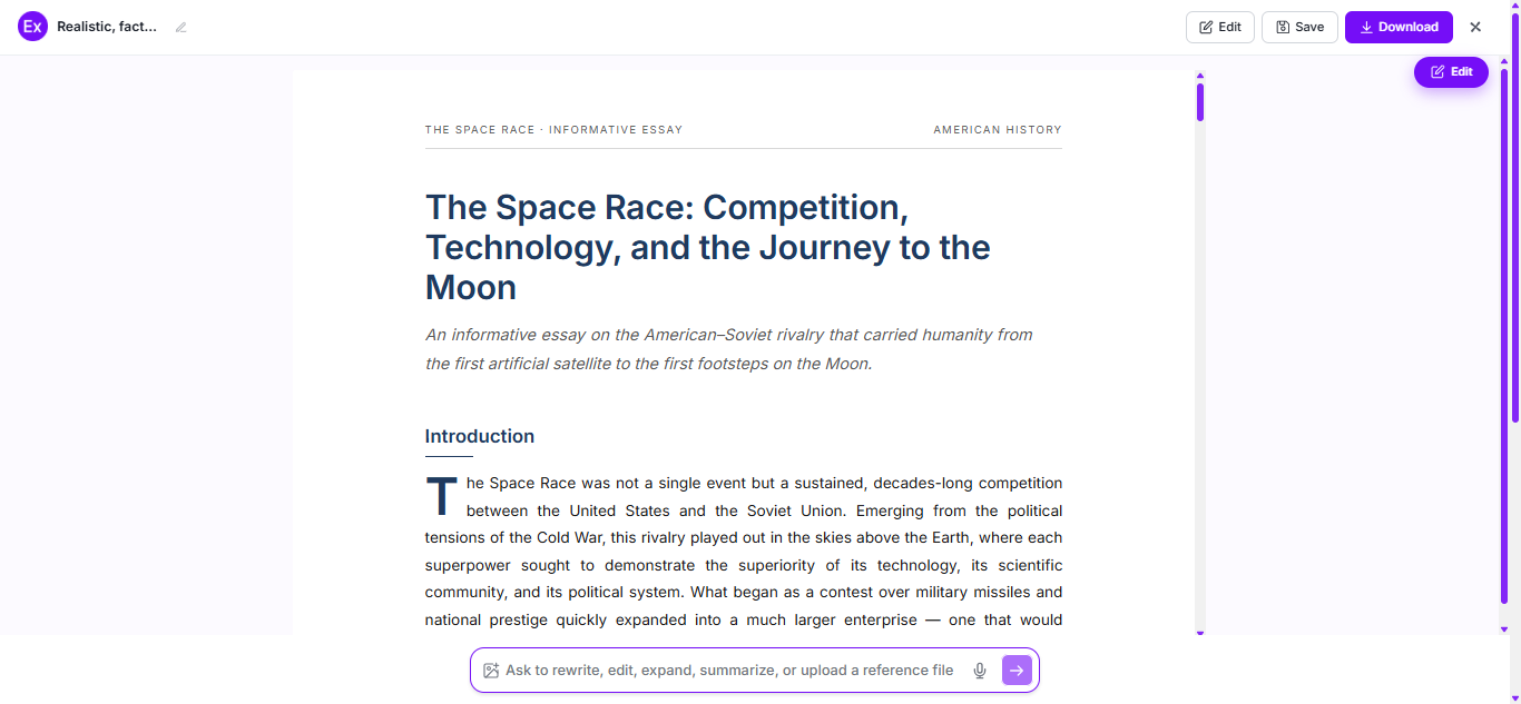 Informative Essay Examples