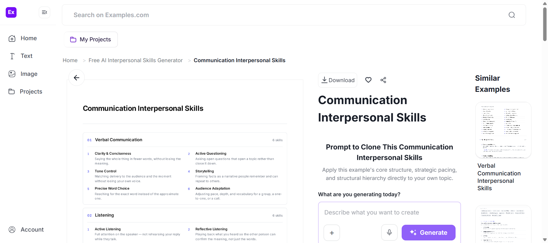 Interpersonal Skills Examples
