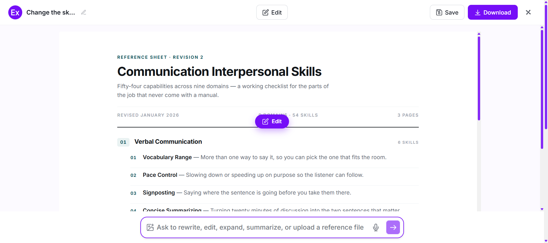 Interpersonal Skills Examples