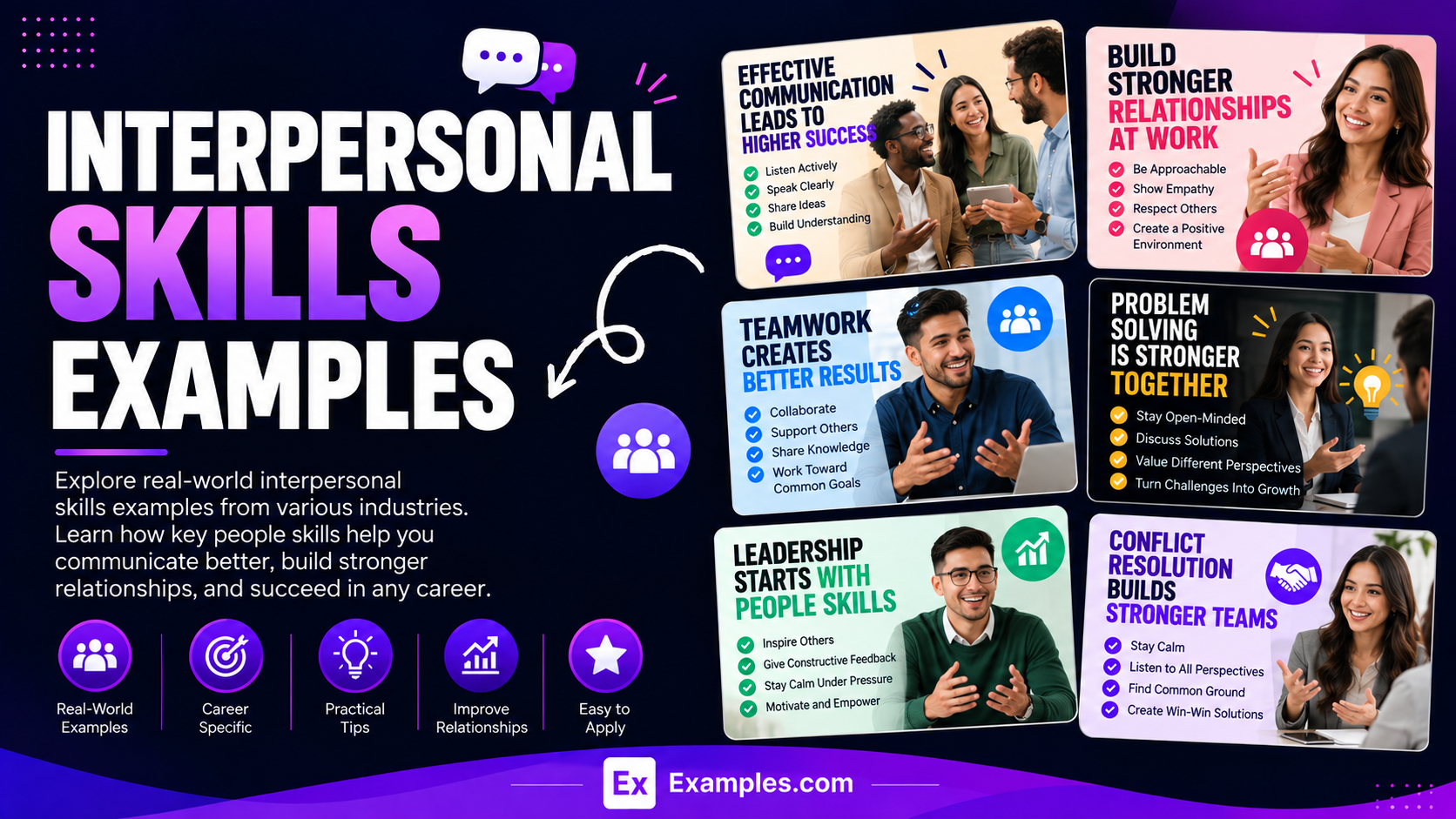 Free AI Interpersonal Skills Generator, 50+ Real Interpersonal Skills Examples