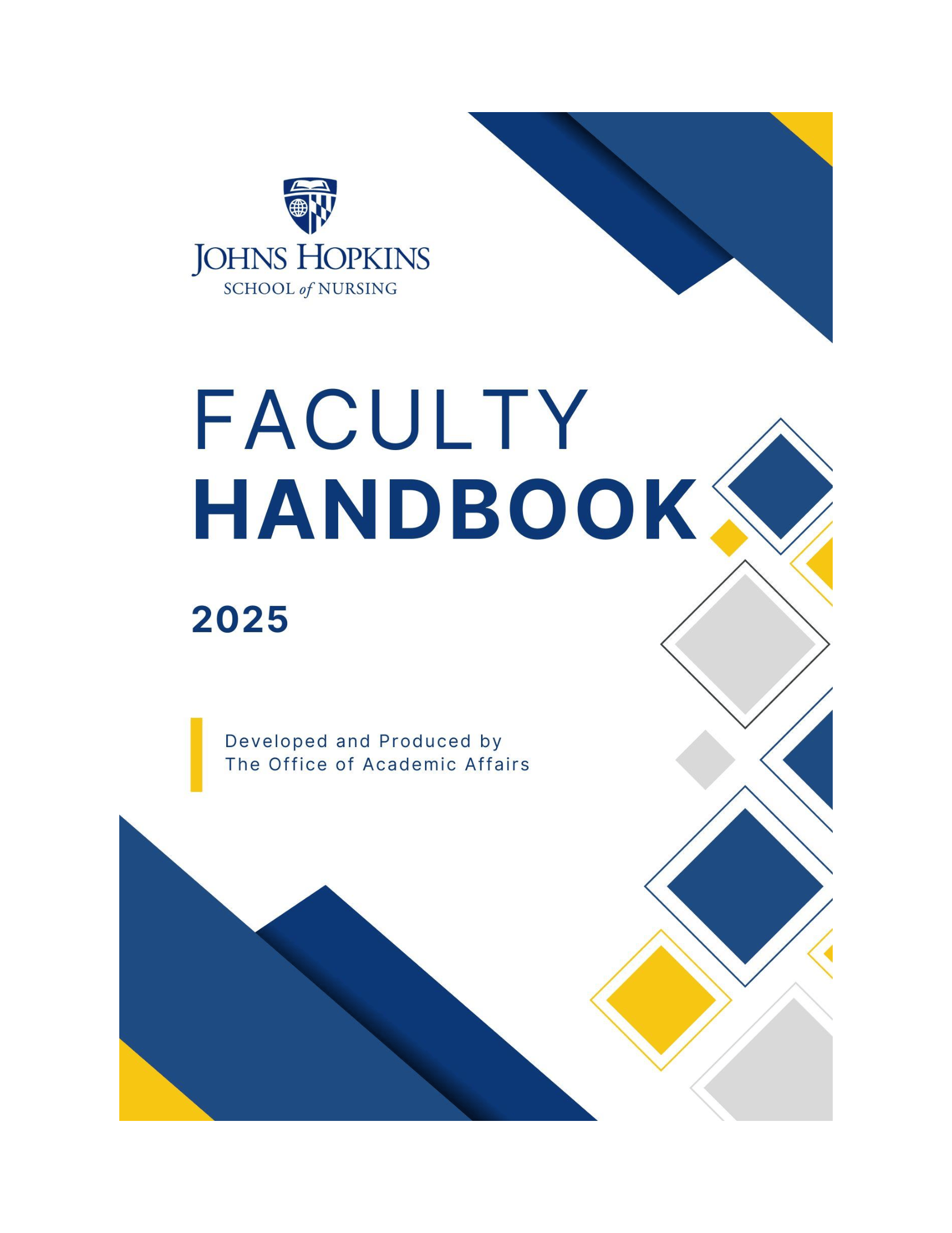 Johns Hopkins University Faculty Handbook - Free AI Handbook Generator, 50+ Real Handbook Examples