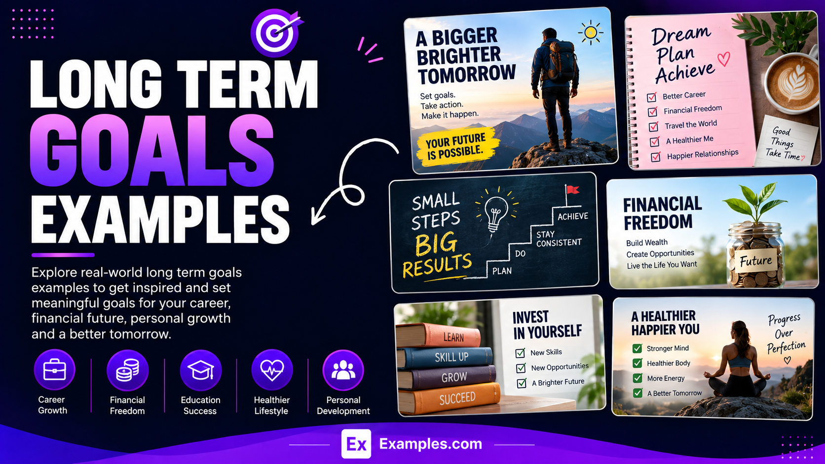 Free AI Long Term Goals Generator, 50+ Real Long Term Goals Examples