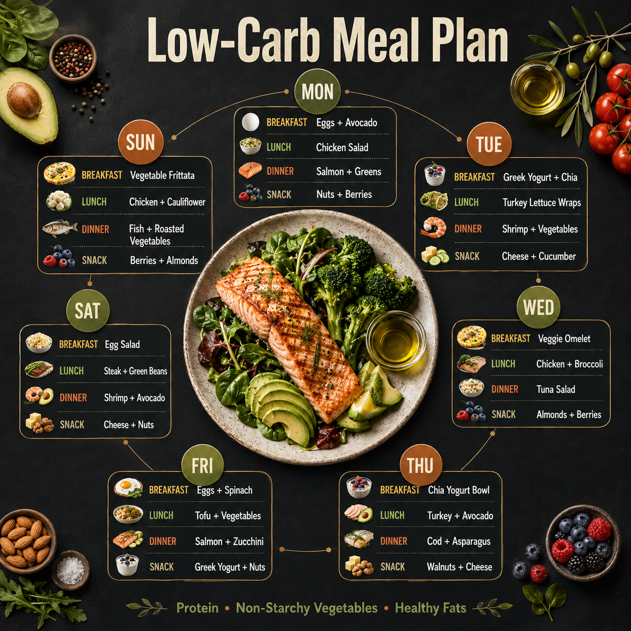 Low-Carb Meal Plan - Free AI Meal Plan Generator, 50+ Real Meal Plan Examples