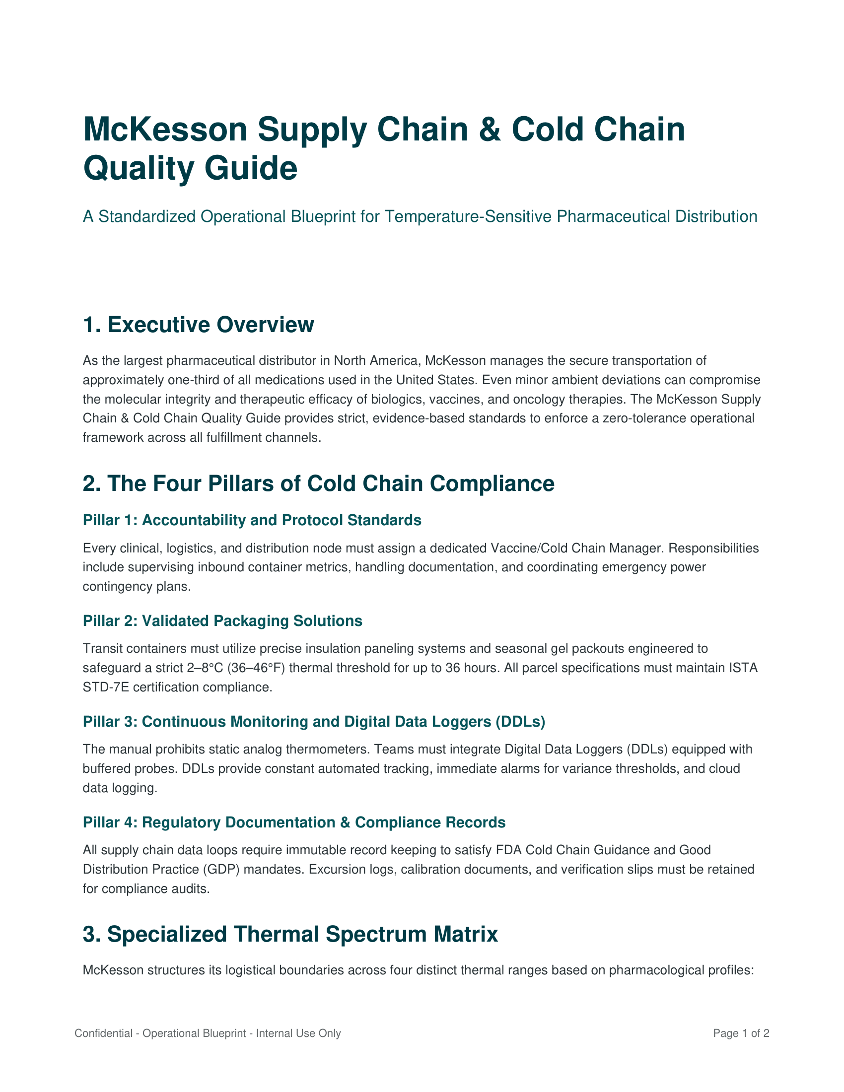 McKesson Supply Chain & Cold Chain Quality Guide - Free AI Guide Generator, 50+ Real Guide Examples