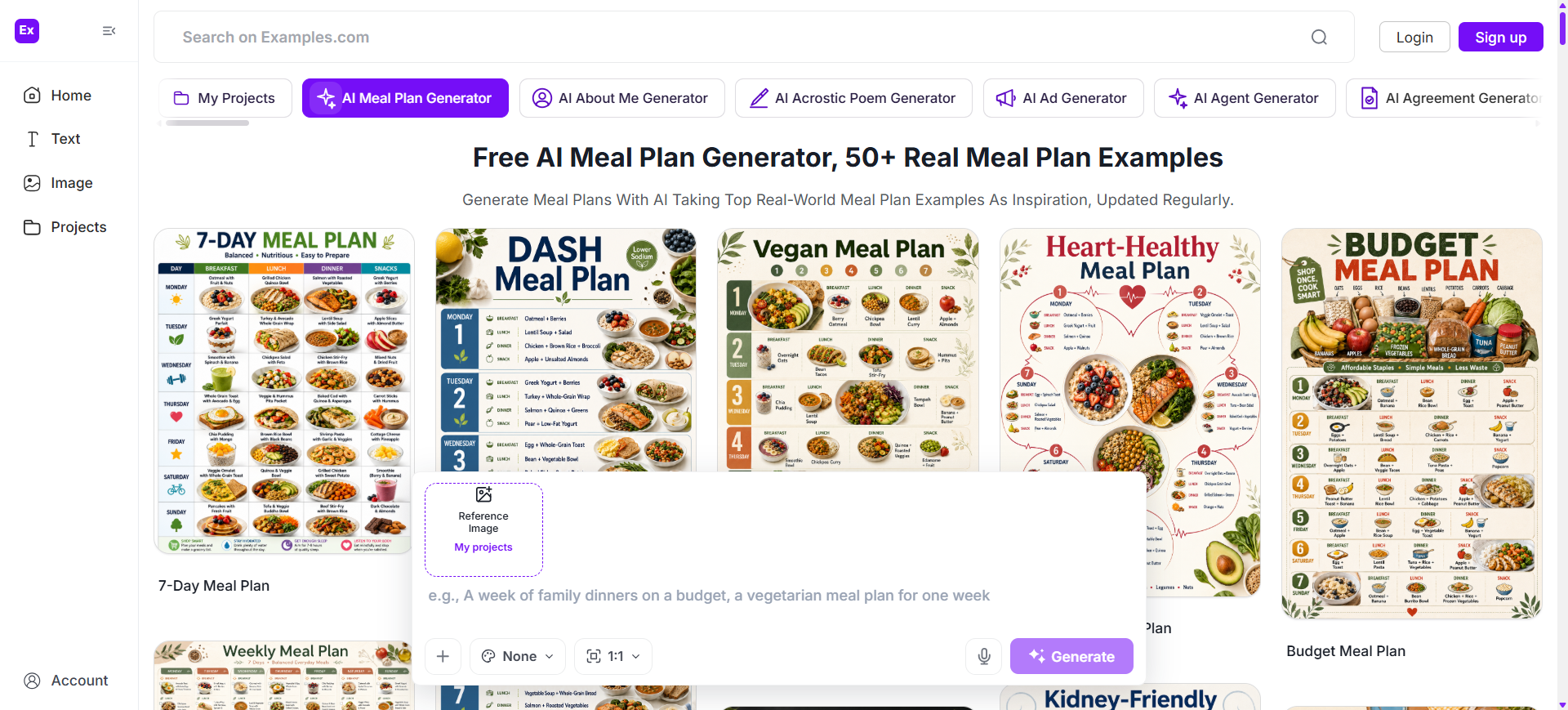 Explore Real-World Meal Plan Examples