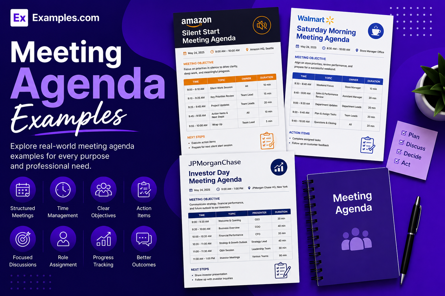 Free AI Meeting Agenda Generator, 50+ Real Meeting Agenda Examples