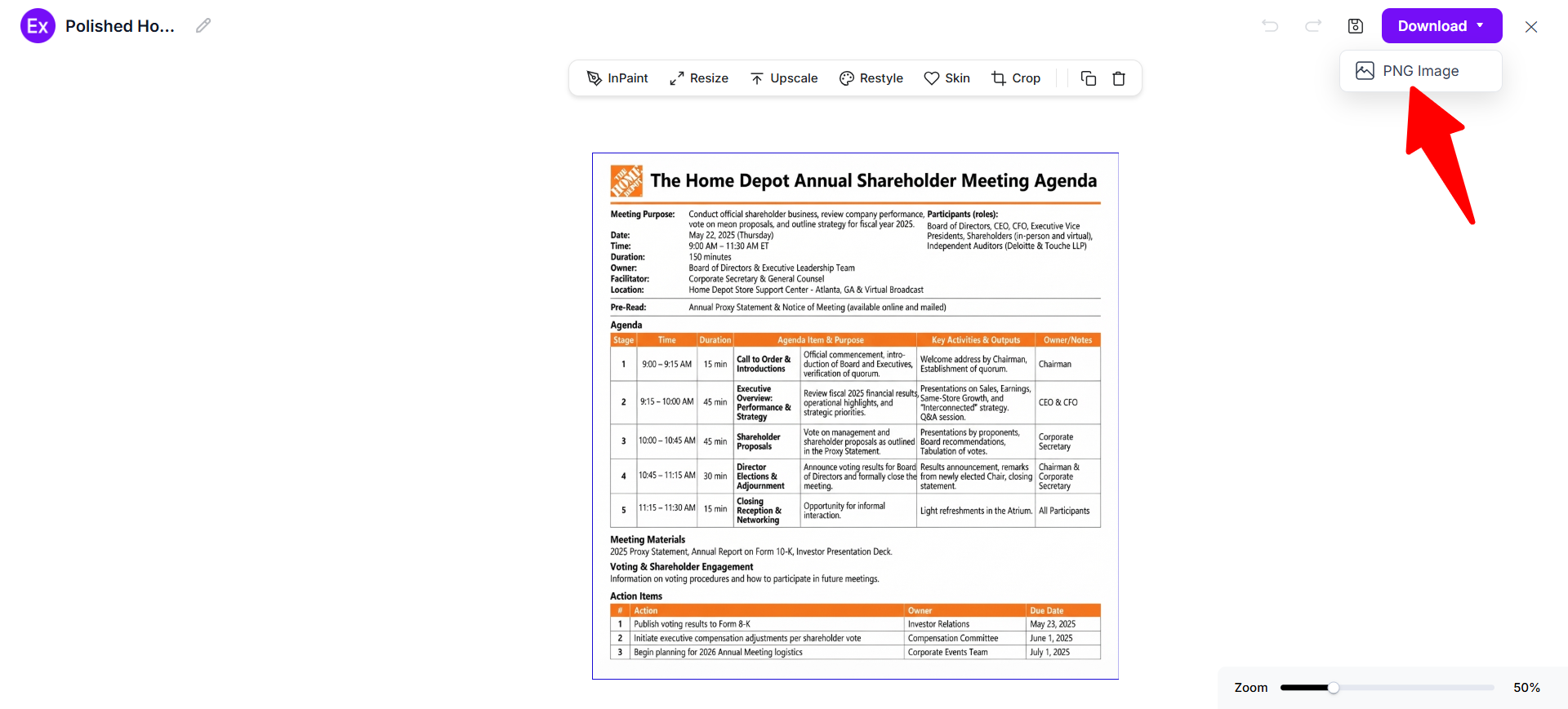 Download And Use The Final Meeting Agenda
