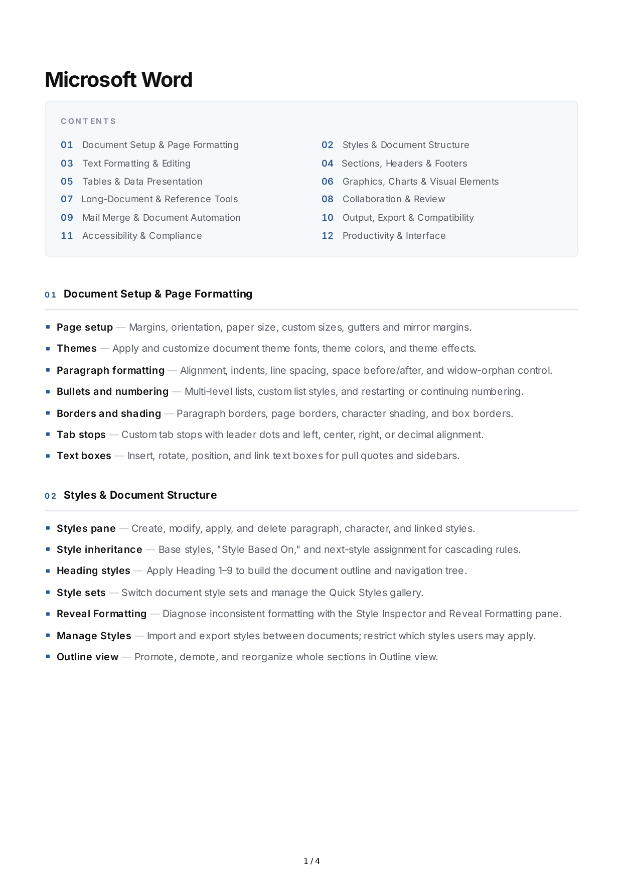 Microsoft Word Hard Skills - Free AI Hard Skills Generator, 50+ Real Hard Skills Examples