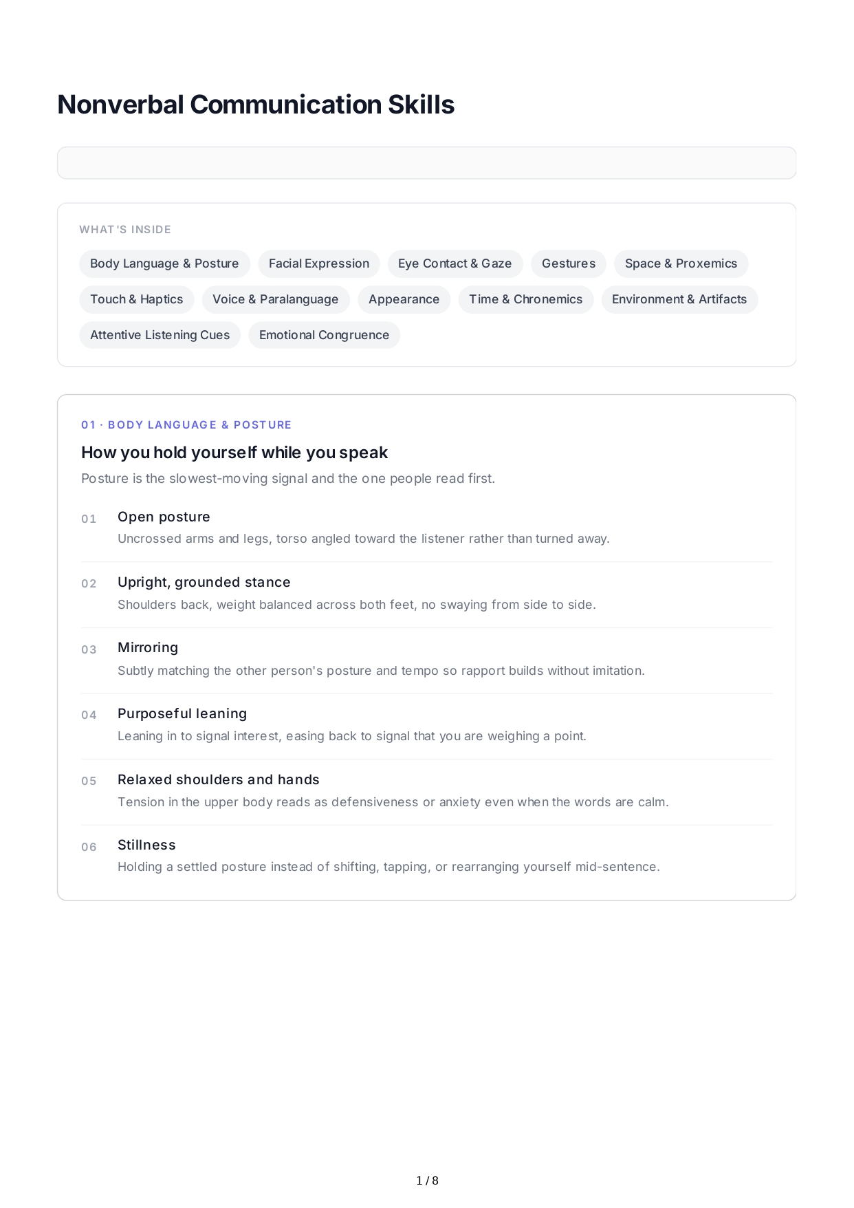 Nonverbal Communication Interpersonal Skills - Free AI Interpersonal Skills Generator, 50+ Real Interpersonal Skills Examples