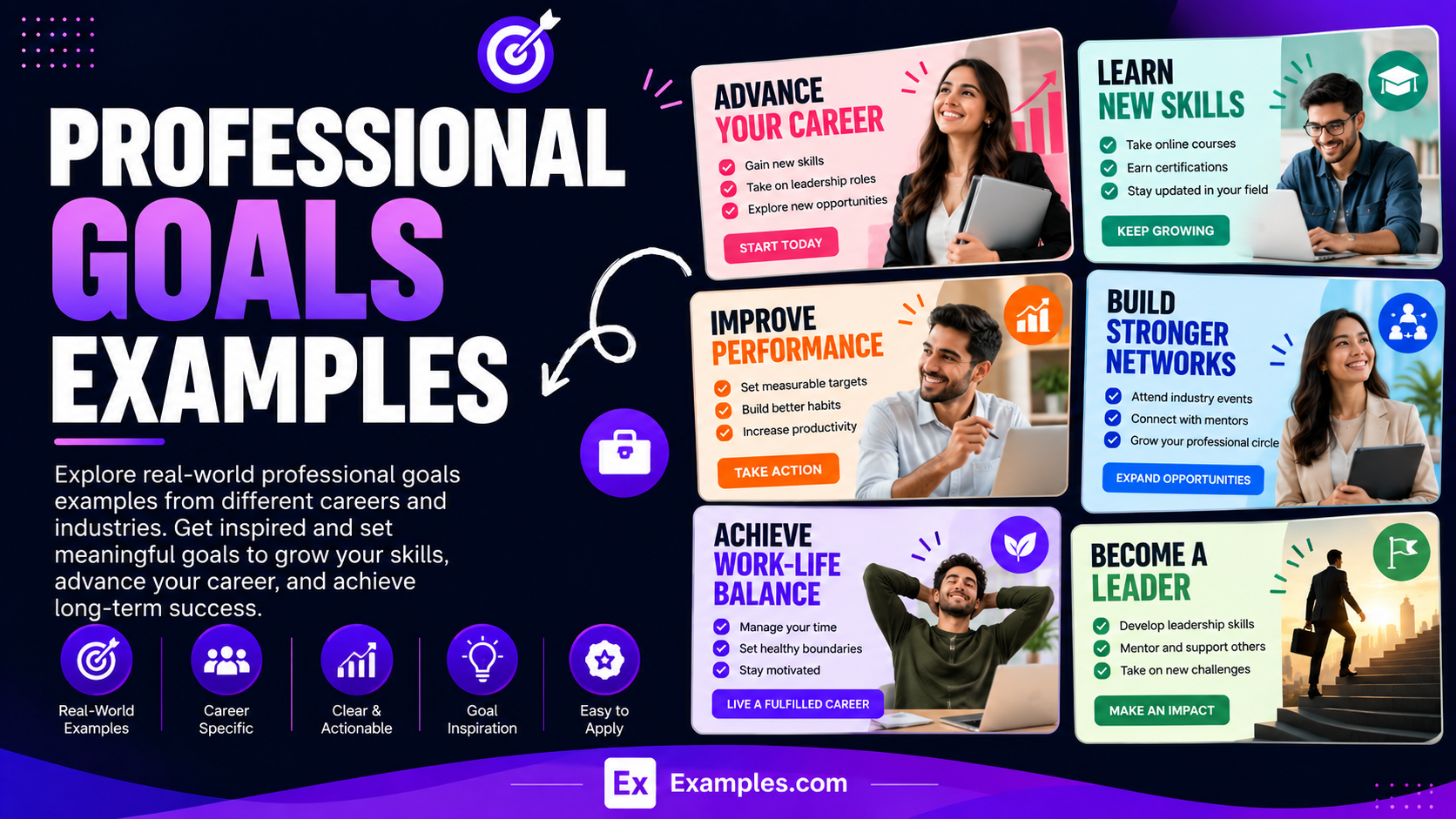 Free AI Professional Goals Generator, 50+ Real Professional Goals Examples
