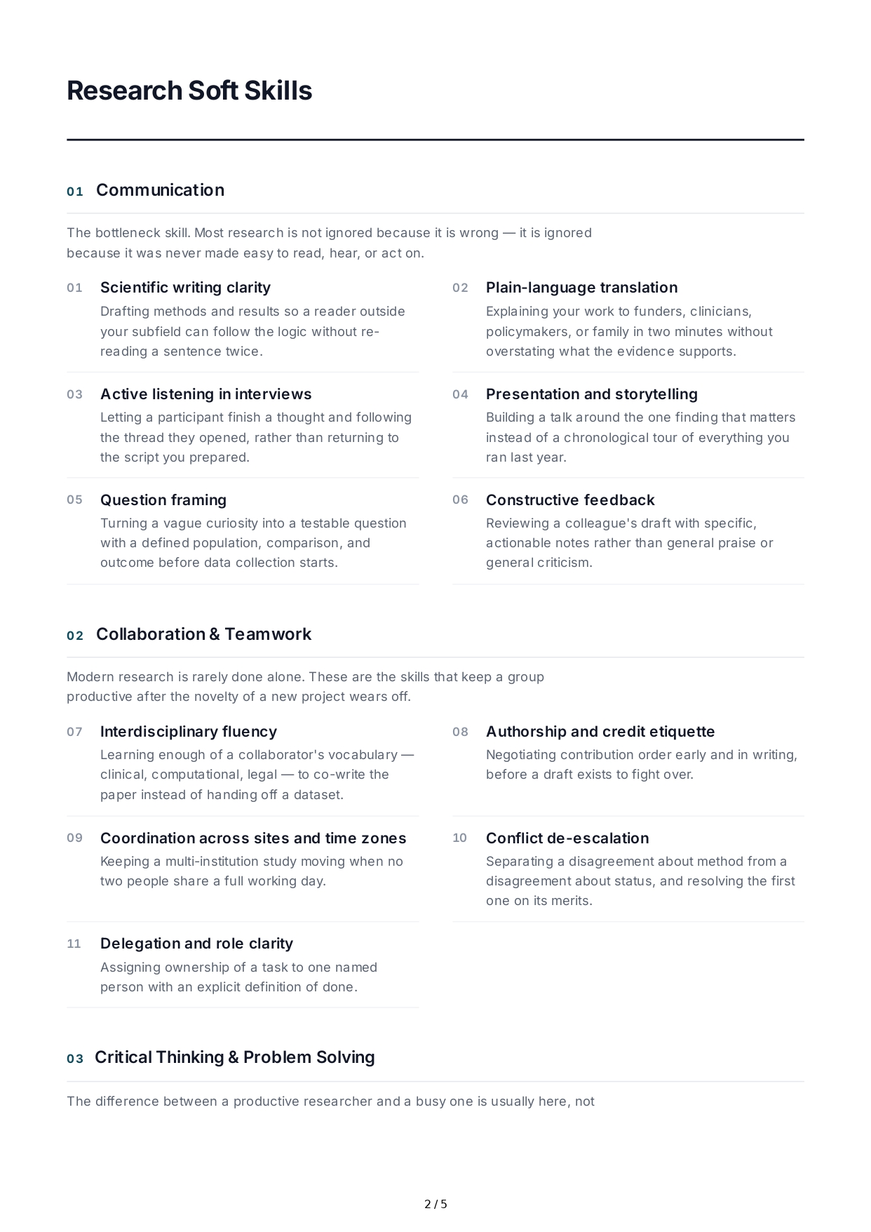 Research Soft Skills - Free AI Soft Skills Generator, 50+ Real Soft Skills Examples
